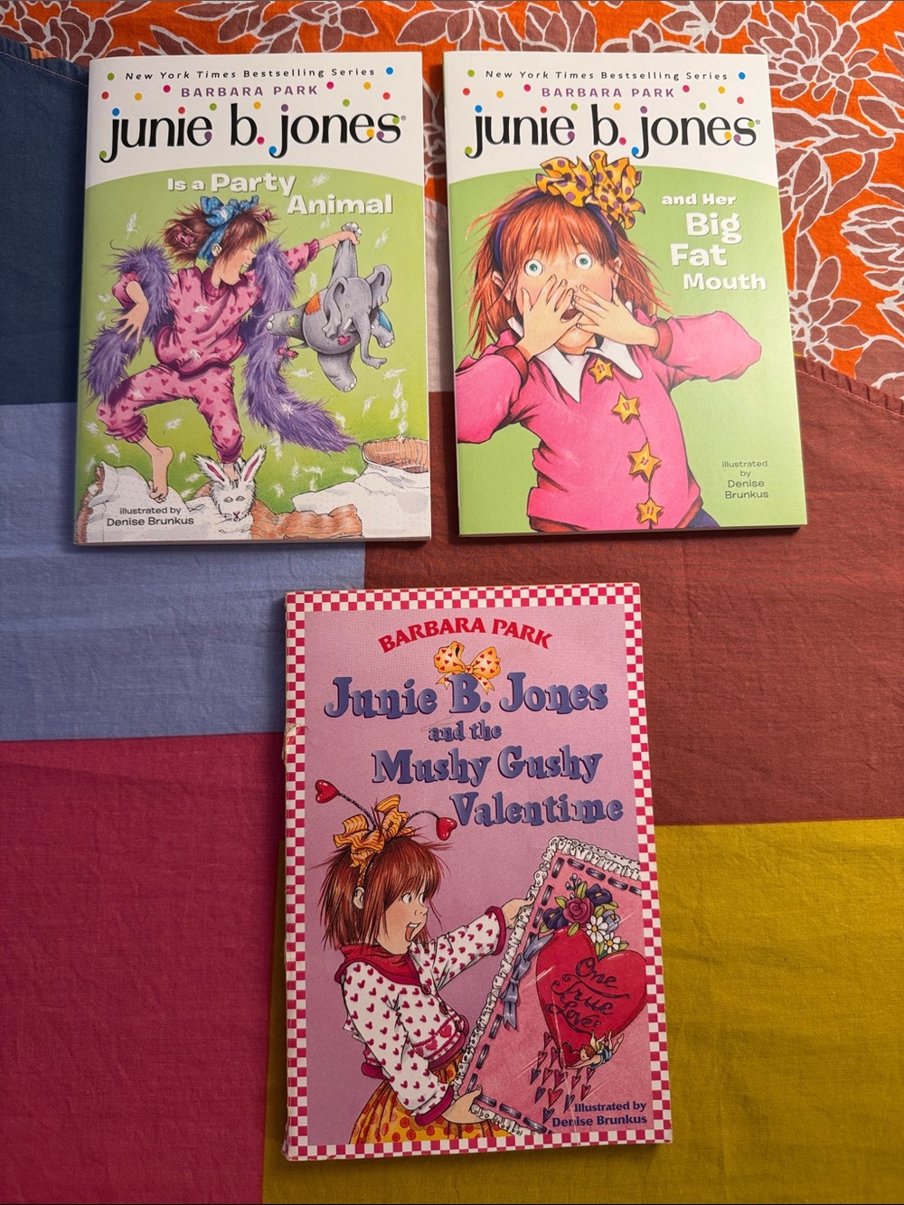 JUNIE B Jones book lot of 3